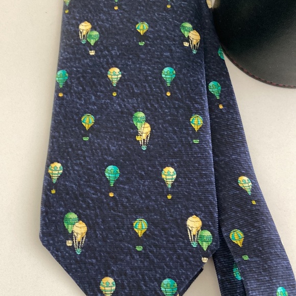 Bvlgari Balloon tie - never worn. Perfect condition w/leather case - Picture 7 of 7